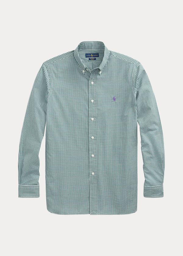 Camisa Polo Ralph Lauren Custom Fit Gingham Homem 12845-GZDM